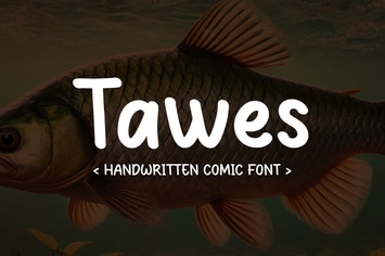 Tawes - Comic Font