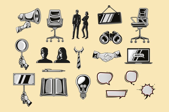 Employee Illustration Set 