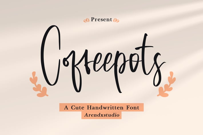 Coffeepots - Cute Handwritten Font