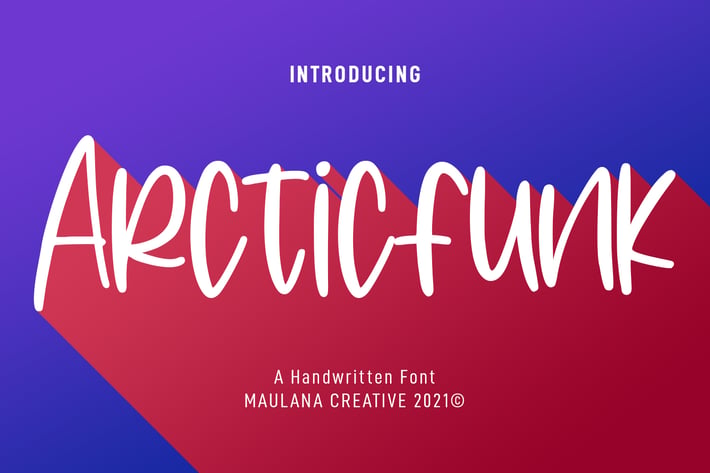 Arcticfunk Handwritten Font