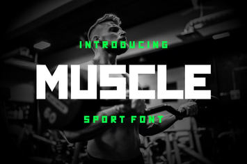 Muscle Font