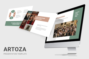 Artoza - Art Gallery / Exhibition Powerpoint