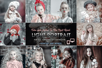 Light Portrait Presets Mobile and Desktop 