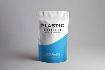 Plastic Pouch Product Mock-Up