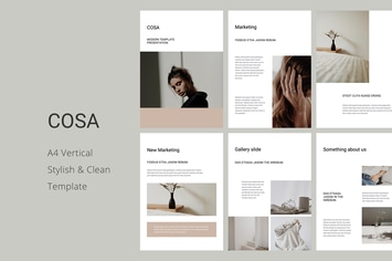 COSA - A4 Vertical Keynote Template
