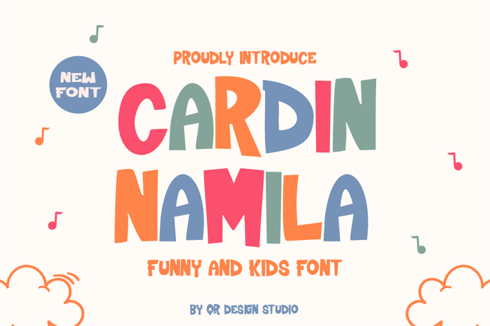 Cardin Namila - Comic Font