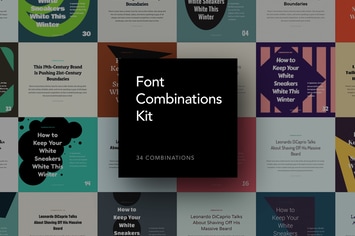 Font Combinations Kit