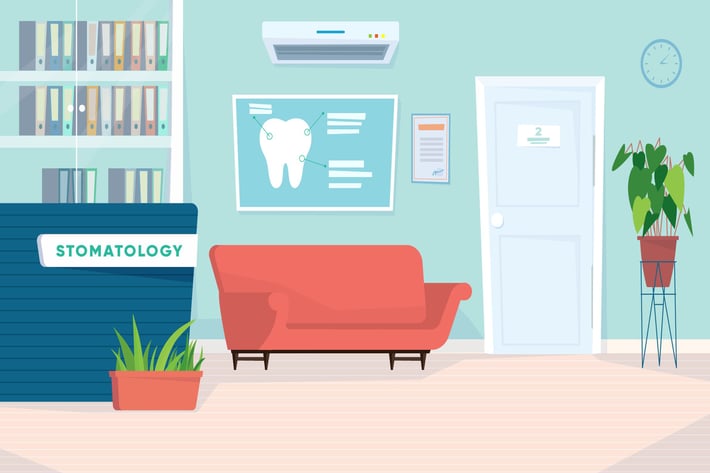 Dentistry Waiting Room - Illustration Background