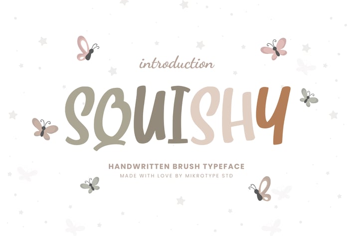 Squishy Brush Business Font