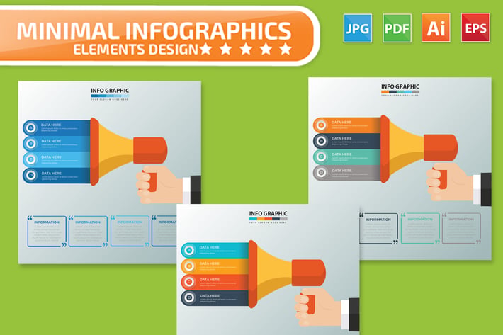 Megaphone Infographics
