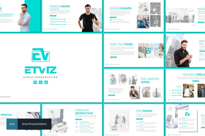 Etviz - Simple Keynote Template