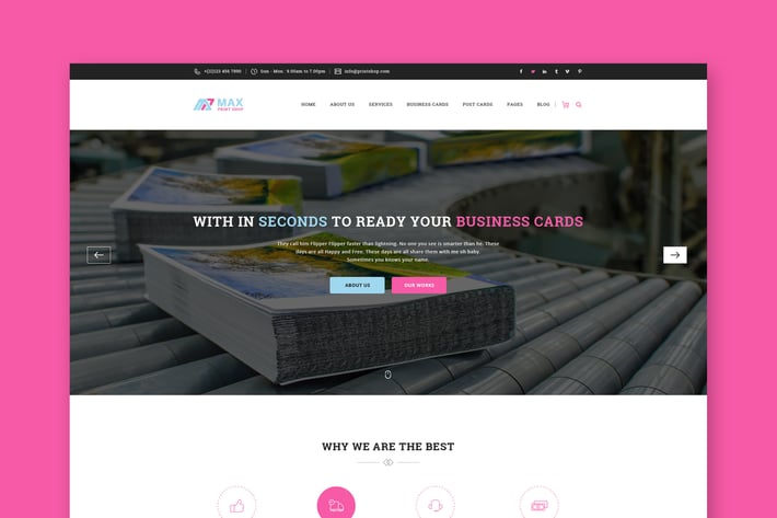  Website PSD Template