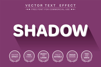 3D Text Effect - editable text effect,  font style