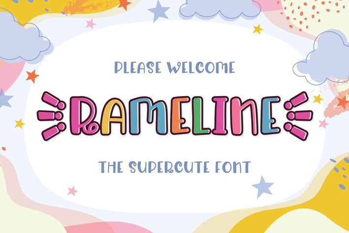 Rameline - Supercute Display Font