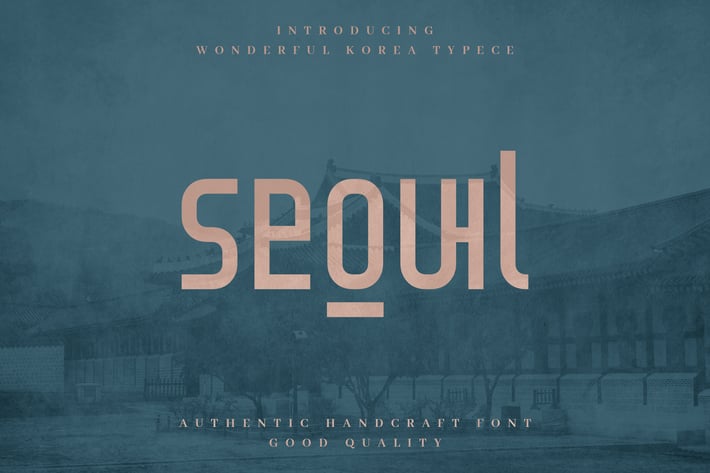 Seoul - Authentic Korean Typeface