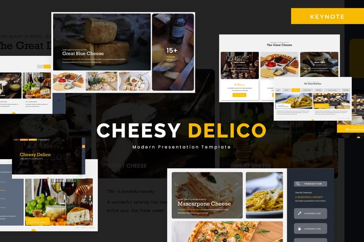 Cheesy Delico - Keynote Template