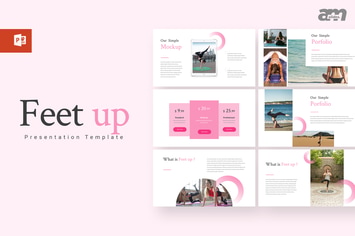 Feet up Powerpoint Template
