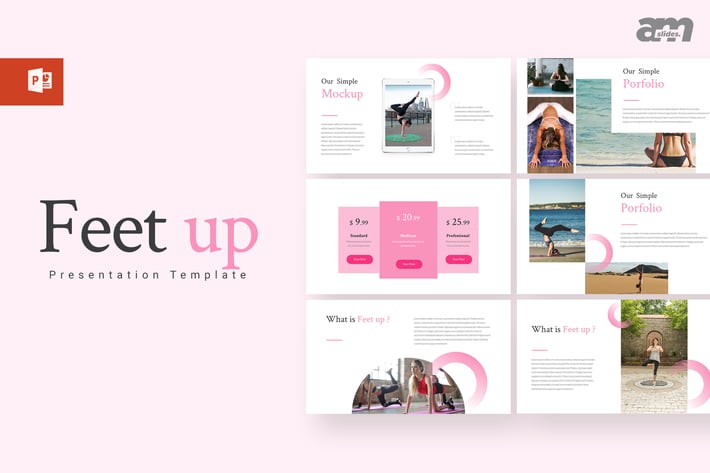 Feet up Powerpoint Template
