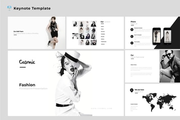 Cosmic - Fashion Keynote Template