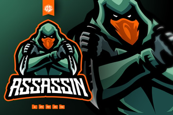 Assassin Mascot Logo