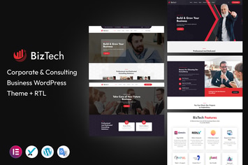 Biztech - Consulting Business WordPress Theme