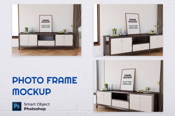 Blank Photo Frame Mockup