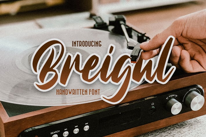 Breigul Handwritten Font