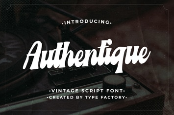 Authentique - Vintage Script