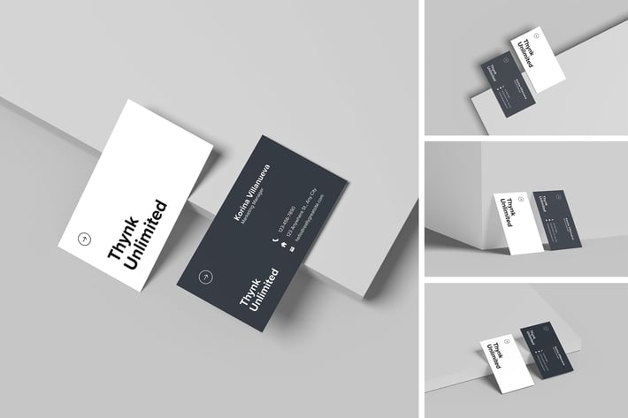 Realistic Business Card Mock-up