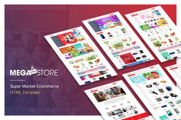 MegaStore | Super Market Ecommerce HTML Template