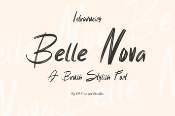 Belle Nova – Stylish Brush Font