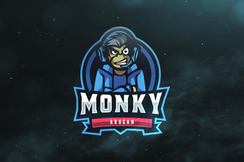 Monky Arogan Sport and Esport Logo