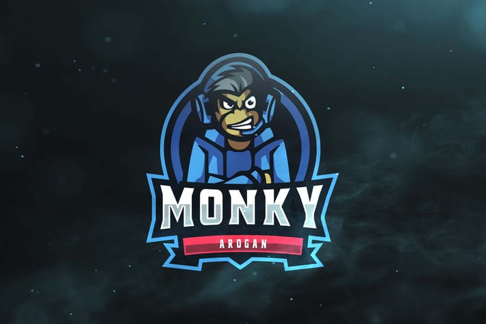 Monky Arogan Sport and Esport Logo