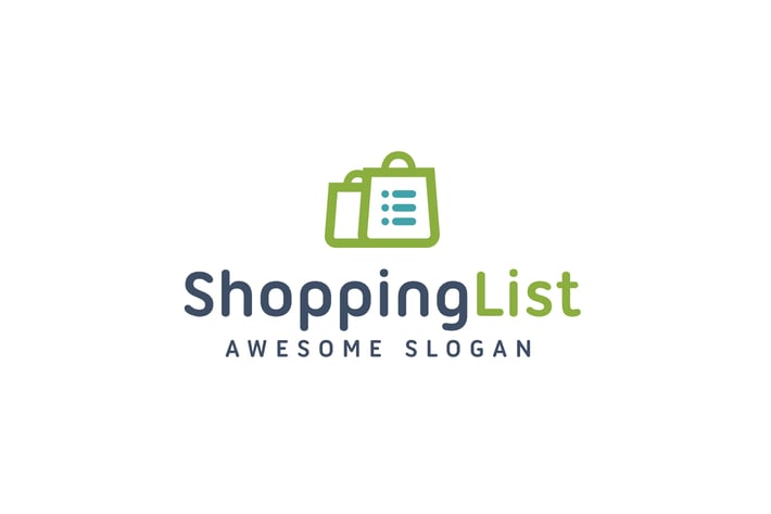 Shopping List Logo Template