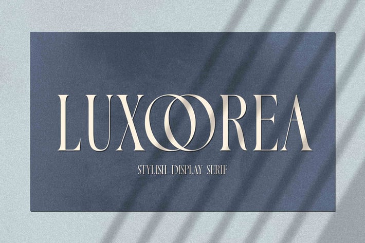 Luxoorea - Stylish Display Serif