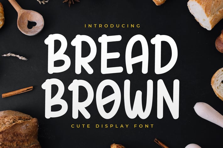 Bread Brown - Display Handwriting Font