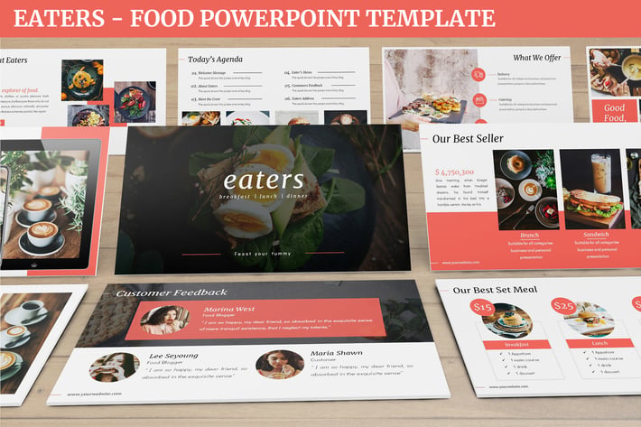 Eaters - Food Powerpoint Template