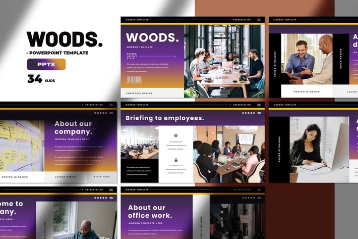 Woods - Business Presentation Keynote Template