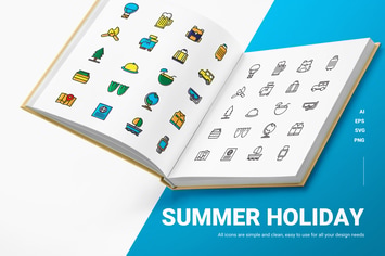 Summer Holiday - Icons