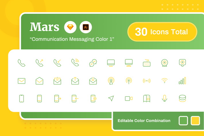 Mars - Communication Messaging Color 1