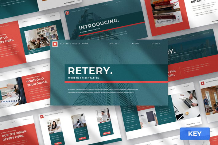 Retery - Business Keynote Presentation Template