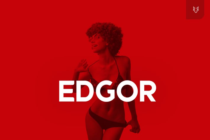 Edgor Display Typeface