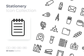 Stationery Outline Icon