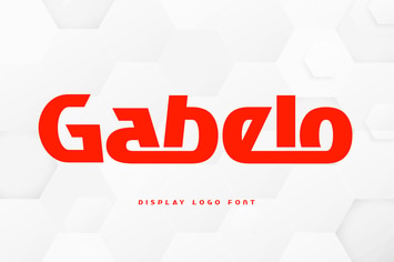 Gabelo - Modern Futuristic Logo Font