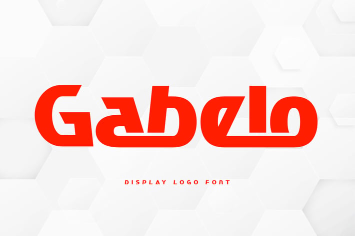 Gabelo - Modern Futuristic Logo Font