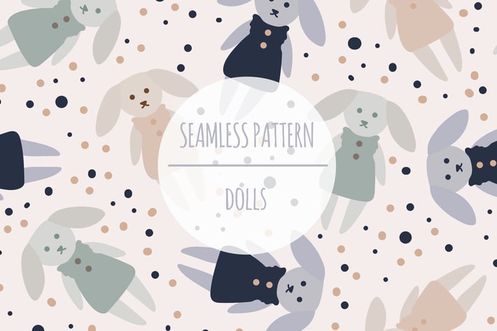 Dolls – Seamless Pattern