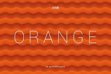 Orange | Soft Abstract Wavy Backgrounds
