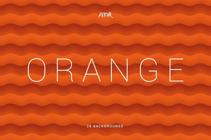 Orange | Soft Abstract Wavy Backgrounds