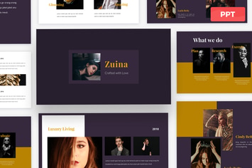 Zuina - Elegant Powerpoint Presentation Template