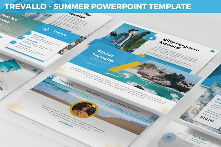 Trevallo - Summer Powerpoint Template